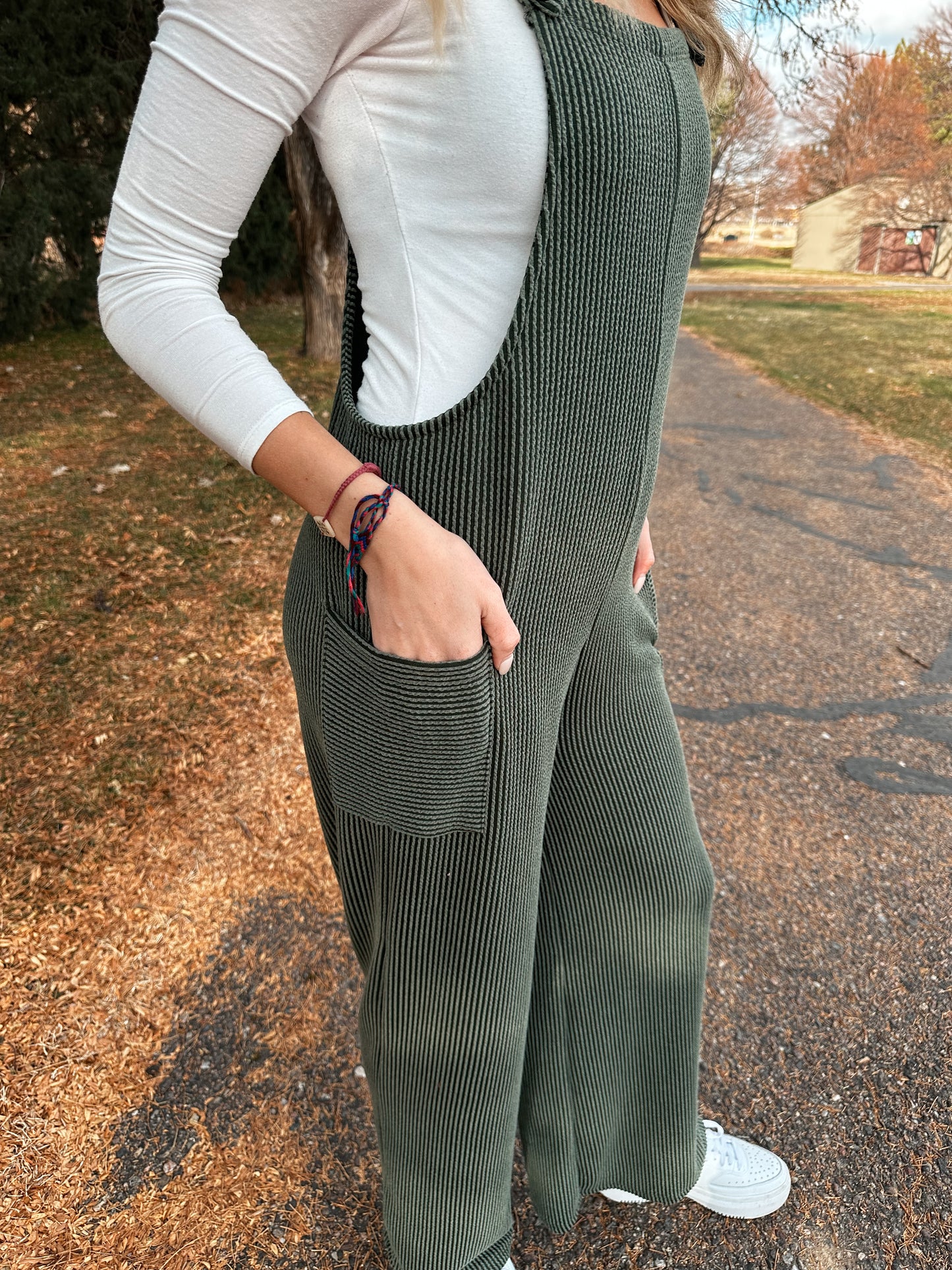 Comfy Ribbed Jumpsuit